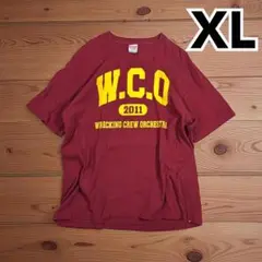 古着 90s ロゴプリント半袖Tシャツ オーバーサイズ　XL