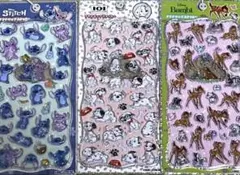 な*み様 正規品プチドロップステッカー　ディズニー　101匹わんちゃん　バンビ