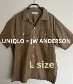 UNIQLO×JW ANDERSON シャンブレーオーバーサイズワークシャツ　L