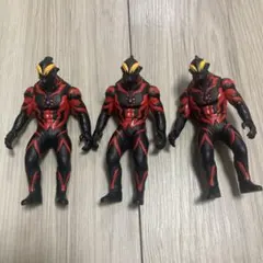 ウルトラマン ソフビ フィギュア 3体セット　ベリアル