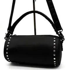 未使用級✨マッキントッシュ ROUND BAG スタッズ 2way ブラックのサムネイル