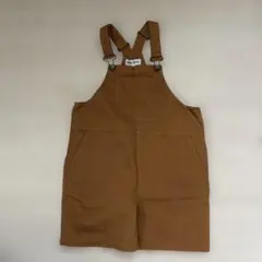 main story ブラウンオーバーオール 10-11Y