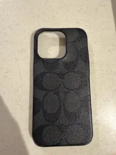 COACH iPhone15Proケース シグネチャー ブラックのサムネイル