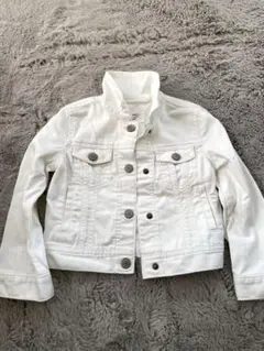 GapKids ホワイト ストレッチGジャン　XS 110