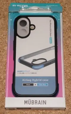 新品★エレコム iPhone16 エアバッグ ハイブリッドケース ブラック