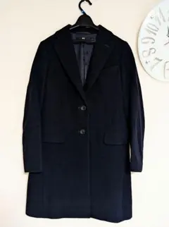 美品 UNIQLO ユニクロ +J ウールブレンド シングルブレストコート