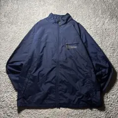 ナイキ　NIKE ナイロンジャケット 00s ワンポイント刺繍　ロゴ刺繍　古着