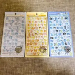 正規品 新品　サンリオ　文字　ボンボンドロップシールmoji 3種　sanrio
