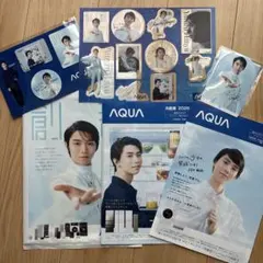 羽生結弦さん AQUA コラボ ステッカーセット - メルカリ