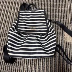 kate spade リュック　ストライプ
