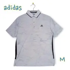 ＊adidas アディダス＊Mサイズ ポロシャツ トップス 半袖 メッシュ