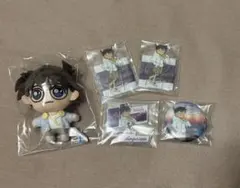 江戸川コナン　セガラッキーくじ　ぬいぐるみ アクリルスタンド 缶バッジ