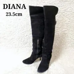 【美品】値下げ！ダイアナ⭐︎本革スウェード　ストレッチニーハイブーツ アルネ セヴン トゥエルヴ サーティ ALUNE SEVEN TWELVE THIRTY レザー