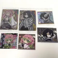 鬼滅の刃 ウエハース カード シール 伊黒小芭内 甘露寺蜜璃 おばみつ