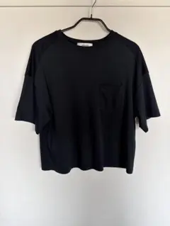 ebure ポケット付き半袖Tシャツ 濃紺のサムネイル