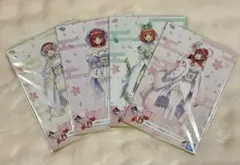 五等分の花嫁 描きおろしイラストボード 中野一花、二乃、四葉、五月