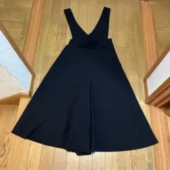 Vネック サロペット ワイドパンツのサムネイル
