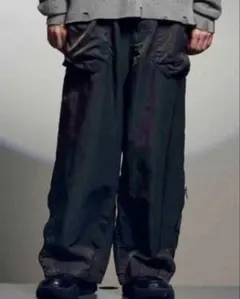 Garment Dyed Nylon Double Pocket Pants