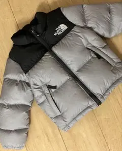 美品　THE NORTH FACE ダウンコート グレー/ブラック
