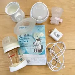 Pigeon ピジョン 母乳電動さく乳器 handyfit+ アダプター付き