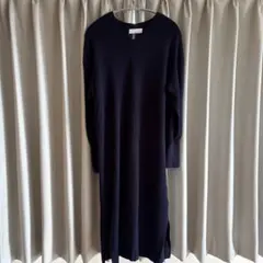 グリーンレーベルネイビーニットワンピース