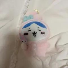【未使用】マイメロディ ハチワレ ぬいぐるみ キーホルダーのサムネイル