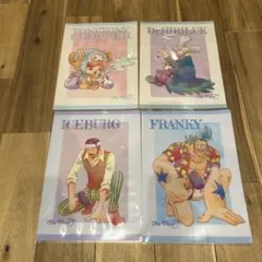 ワンピース 一番くじクリアファイル 4枚セット