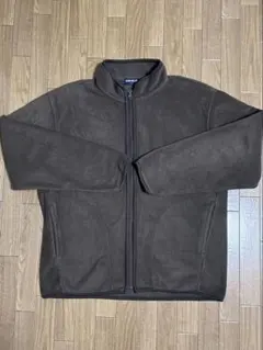 oldUNIQLO フリースジャケット フルジップ ブラウン 良シルエット