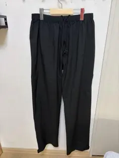 ブラック メンズ イージーパンツ