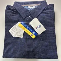 FILA GOLF ネイビー半袖ポロシャツ