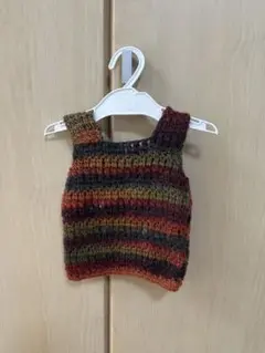 手編み　ベスト