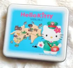 レア♡サンリオ♡キティ 山梨限定 武田信玄 缶入り ダイカットメモ