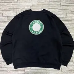 USA古着 Hanes スウェット スターバックス風ロゴ ダンスチーム