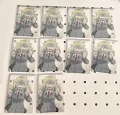 僕のヒーローアカデミア ヒロアカ 葉隠透 原画展 箔押しクリアカード