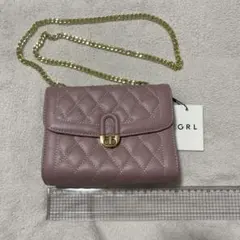 ☆新品☆ GRL グレイル ショルダーバッグ キルティング ピンク