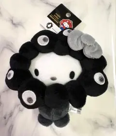 【新品】黒サンリオ ミャクミャク なりきりぬいぐるみ BC カラビナ キティ