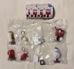 郵便ポスト　ガチャキーホルダー 4点セット　タカラトミーアーツ　ガチャガチャ