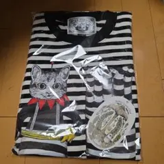 ヒグチユウコ ボリス雑貨店 しましまどじょう飼っていい？TシャツMサイズ Tシャツ – ボリス雑貨店