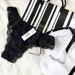 【新品未使用】aimerfeel エメフィール Tバックショーツ レース 黒 M