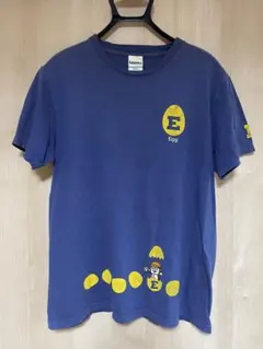 Laundry Tシャツ Eggデザイン ネイビー