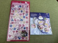 正規品キティーボンボンドロップシール英字　サンリオ　ぷっくりシールたまごっち