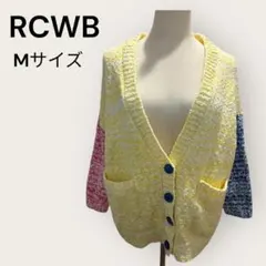 RCWB ロデオクラウンズ　カラフルニット　カーディガン　Mサイズ