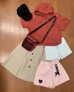 150〜160サイズ女子まとめ売りロキシーセシルマクビーピンクラテchuu など