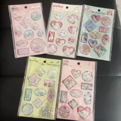 新品　ディズニー　ウォーターシール　5枚セット　正規品
