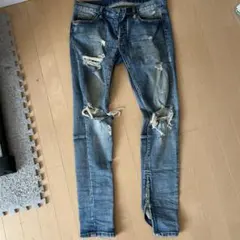 mnml ミニマル スキニーデニム 30サイズ ダメージ加工