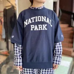 Champion × BEAMS BOY 別注 ロゴ クルー Tシャツ
