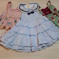 夏物【5点】fafa＊アクシーズファム＊マザウェイズ＊ワンピース＊110 