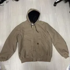 Carhartt フード付きジャケット ベージュ 汚れあり