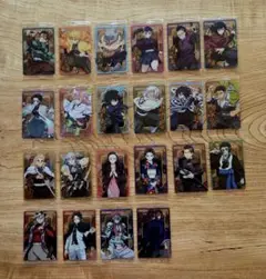 鬼滅の刃 ウエハース10　Nカード22種類 　　コンプ&SR3種類まとめ売り！