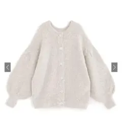 GRL 前後2Wayモヘヤタッチニットカーディガン[an1244]